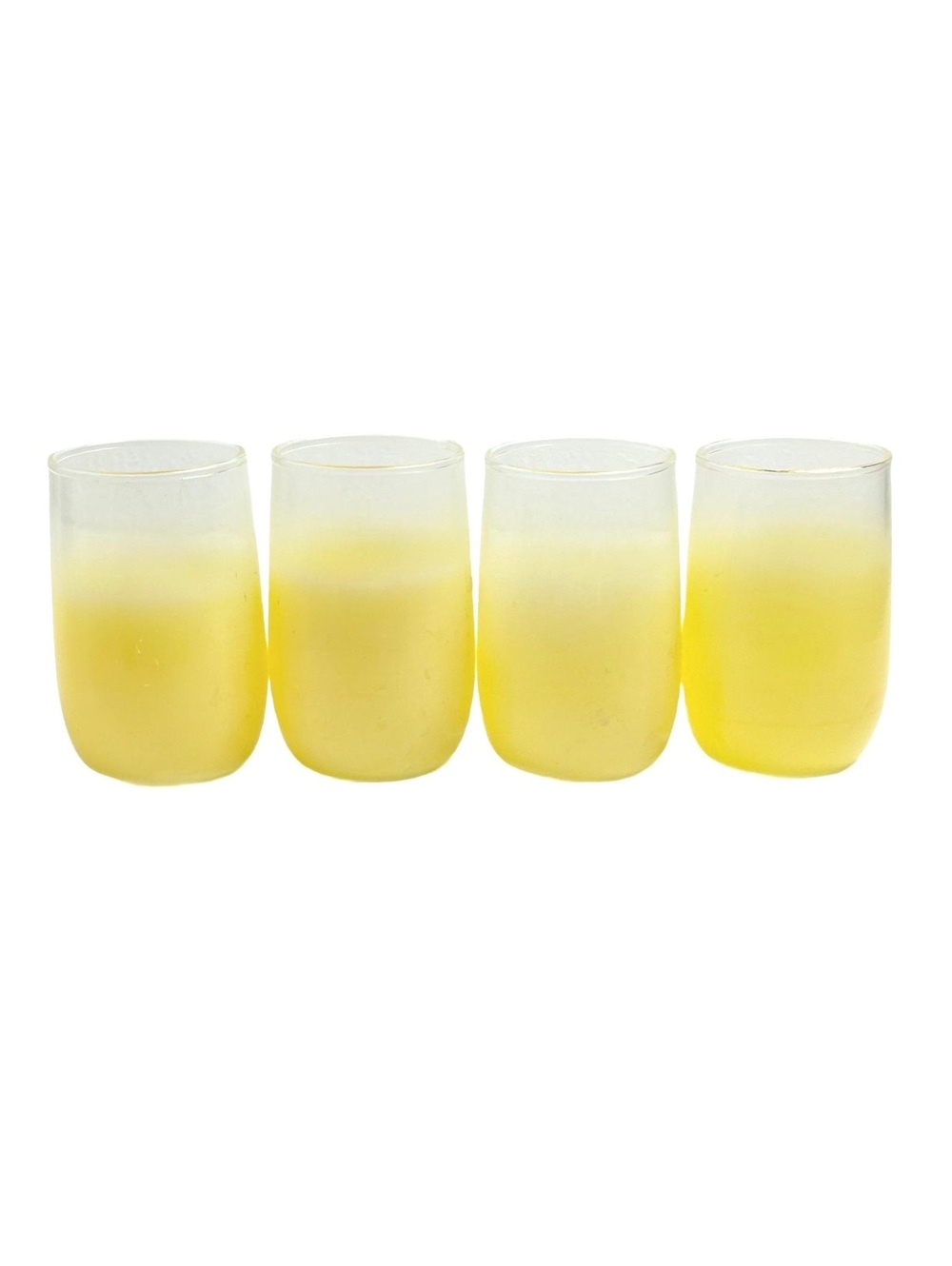 Blends Juice Glasses in Yellow by Anchor Hocking